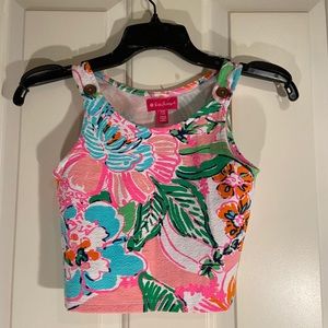 Lilly Pulitzer Cropped Tank Top Girls